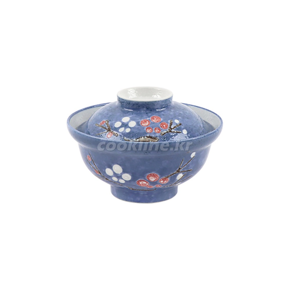 초이스-68 블루꽃 돈부리 지름158xH100 돔부리 규동 덮밥그릇 텐동그릇 도자기식기