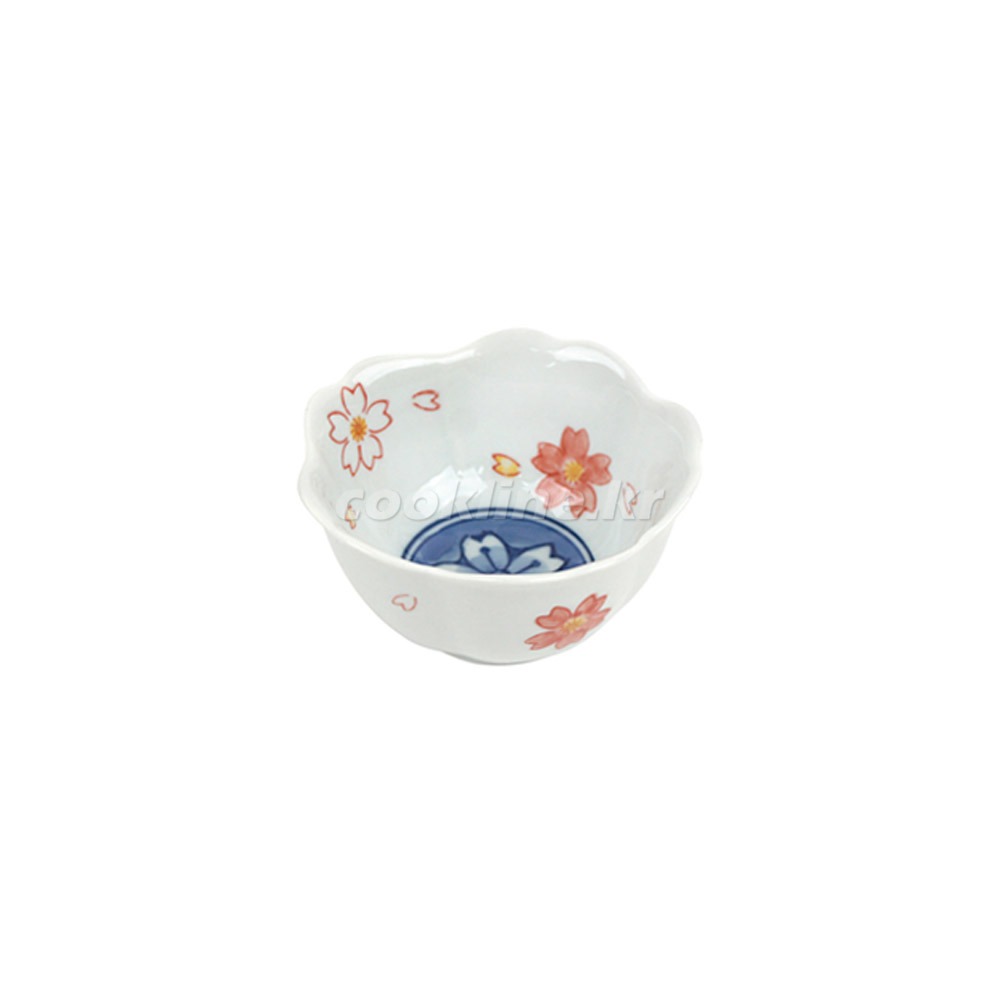 VIP-416 찬기(벚꽃) 지름95×H50 [최소구매5개] 일식찬기 도자기찬기 구프 쿠프 반찬그릇
