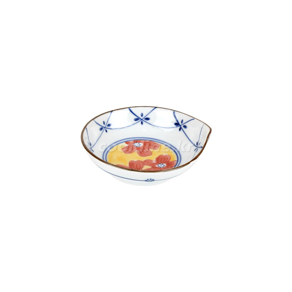 VIP-507 물방울 찬기 100×97×H37 [최소구매 5개] 일식찬기 도자기찬기 구프 쿠프 반찬그릇