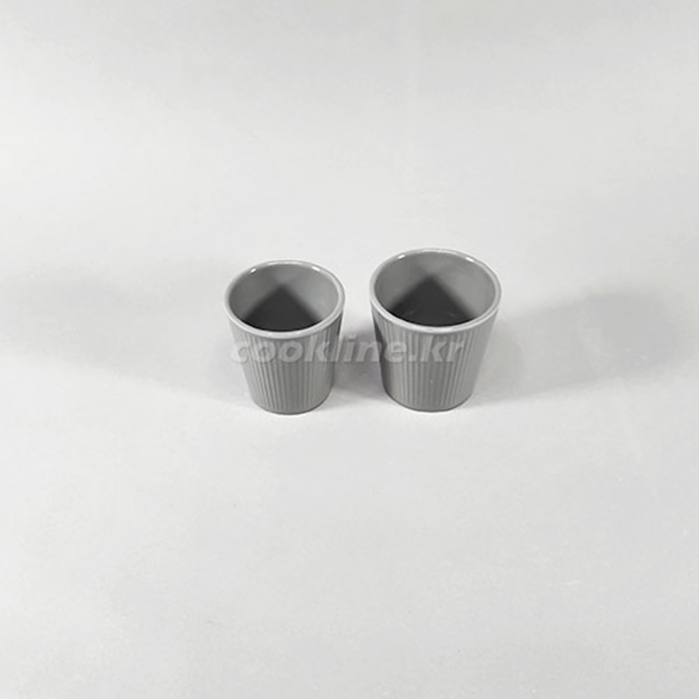 월포스 에코 컵-그레이 74~82mm 2종택1 물컵 음료컵 원형컵