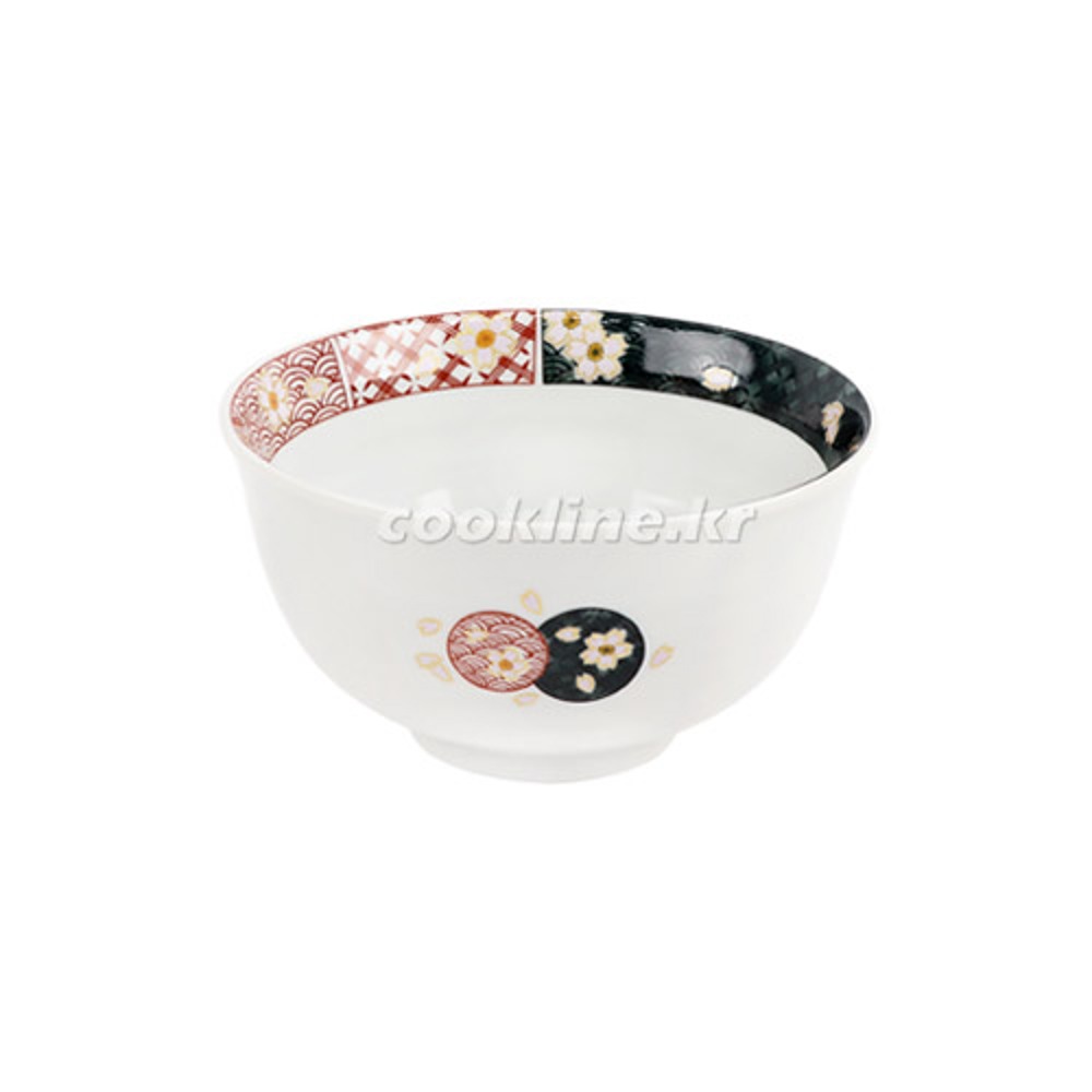 일제 팬시-113 전사 벚꽃 우동기 ø160x87mm 원형그릇 우동그릇 면그릇 다용도그릇 도자기그릇